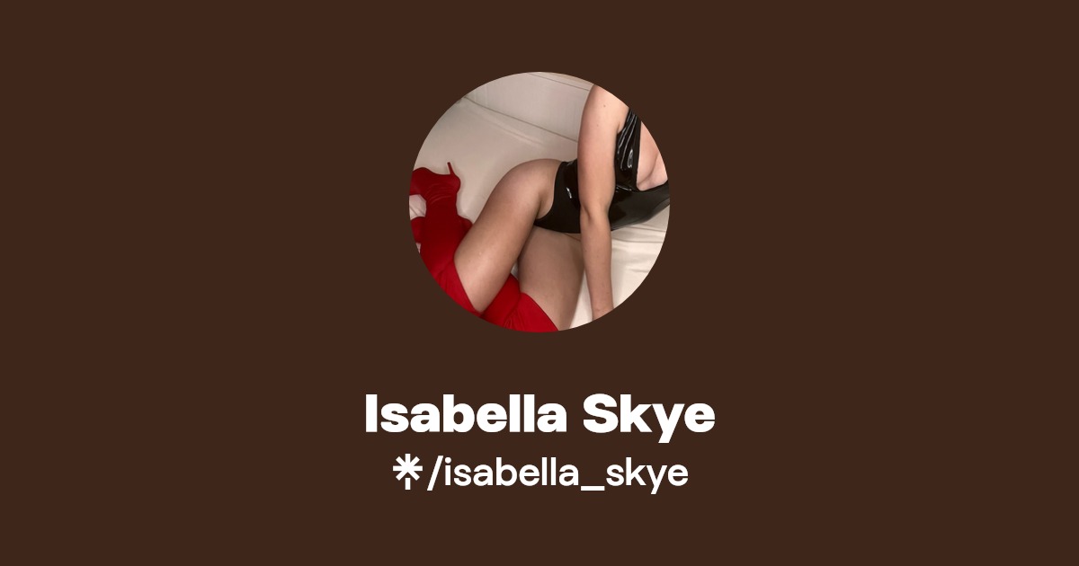 Isabella Skye - Find Isabella Skye Onlyfans - Linktree