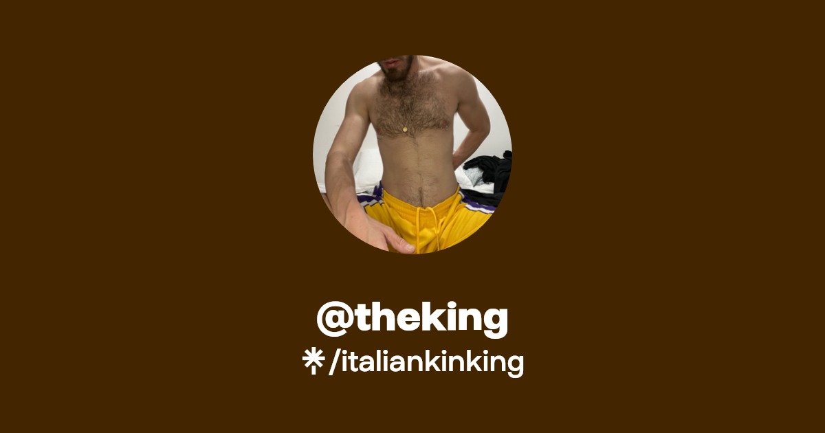 @theking - Find @theking Onlyfans - Linktree