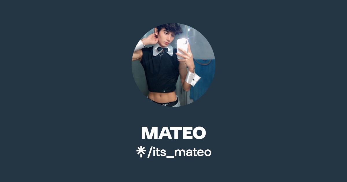 MATEO - Find MATEO Onlyfans - Linktree