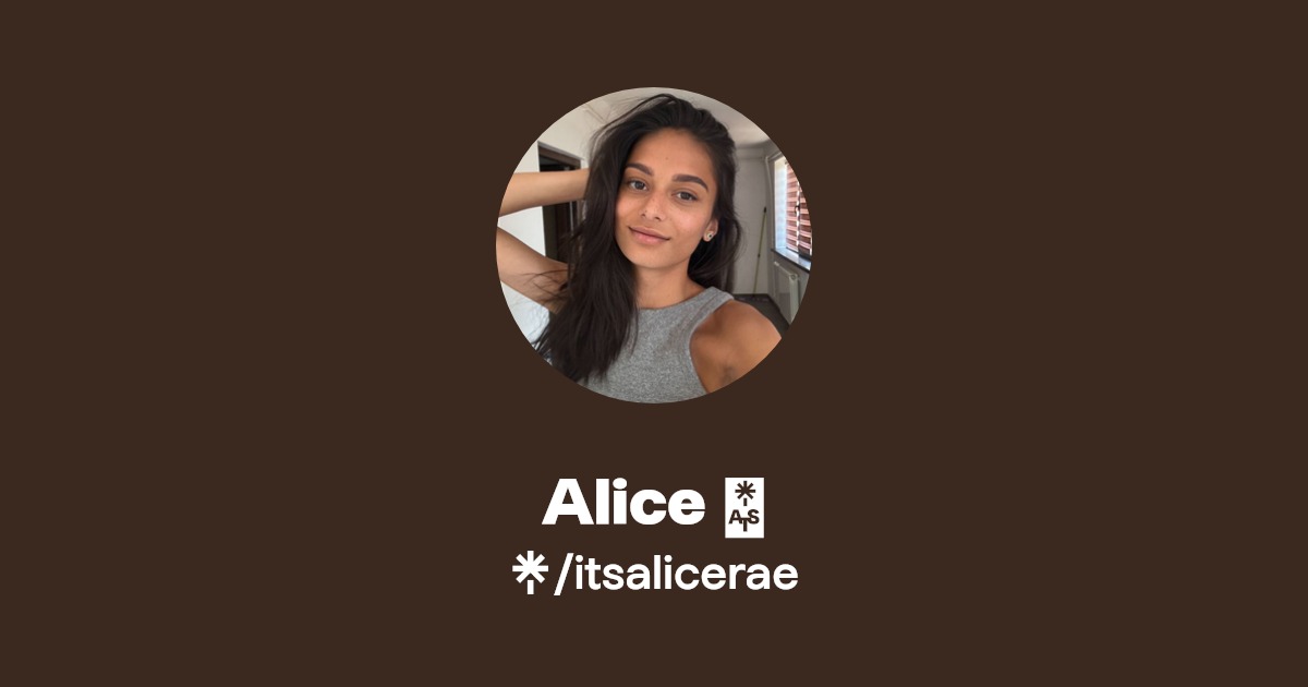 Alice 🤍 - Find Alice 🤍 Onlyfans - Linktree
