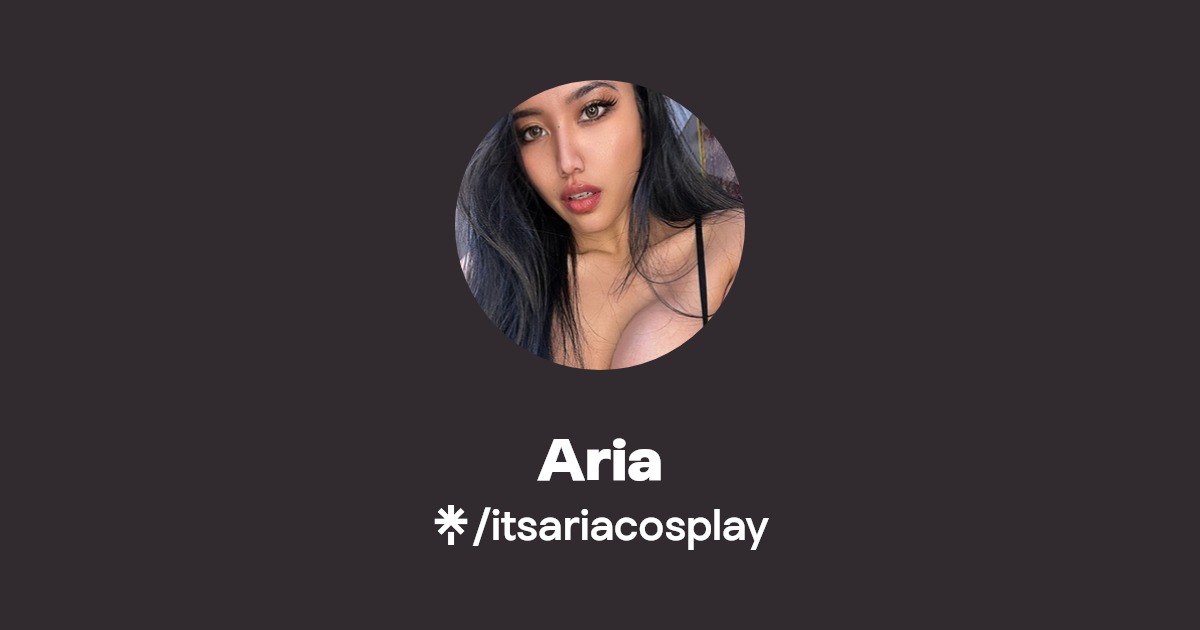 Aria - Find Aria Onlyfans - Linktree
