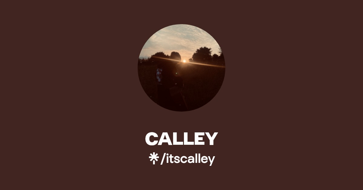 CALLEY Listen on Spotify Linktree