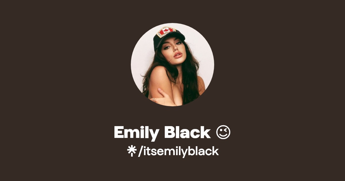 Emily Black OnlyFans, Twitter & Instagram Links | Linktree