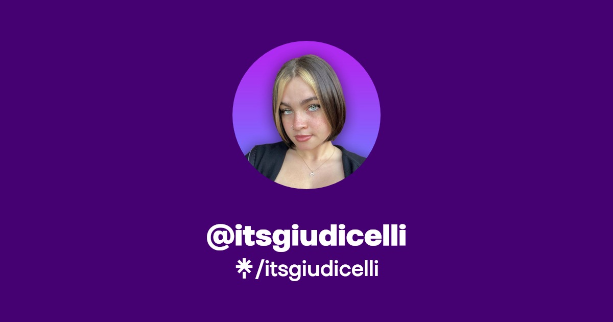 itsgiudicelli - Find @itsgiudicelli Onlyfans - Linktree
