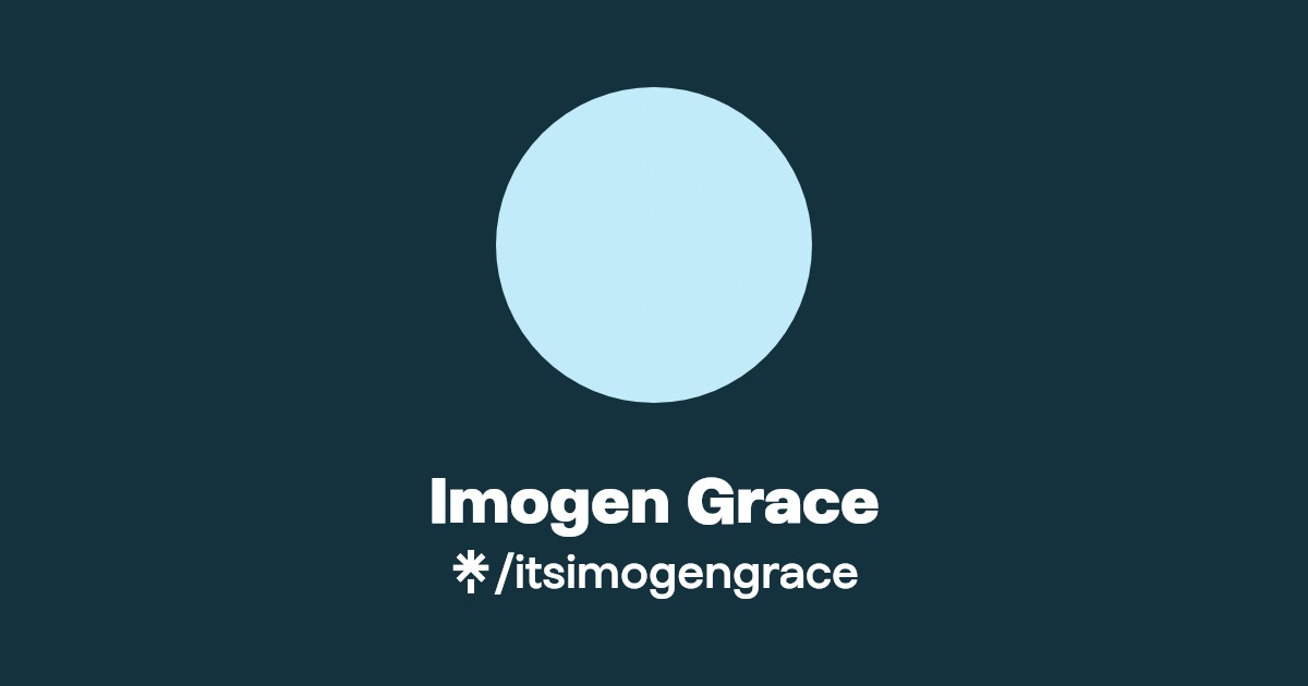 Imogen Grace - Find Imogen Grace Onlyfans - Linktree