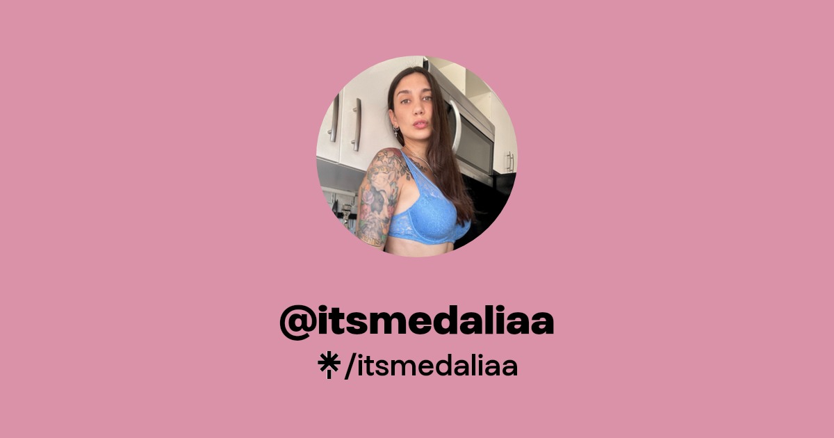 itsmedaliaa - Find @itsmedaliaa Onlyfans - Linktree