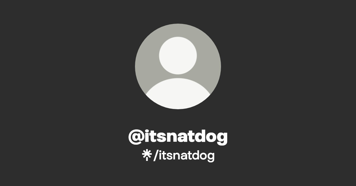 itsnatdog - Find @itsnatdog Onlyfans - Linktree