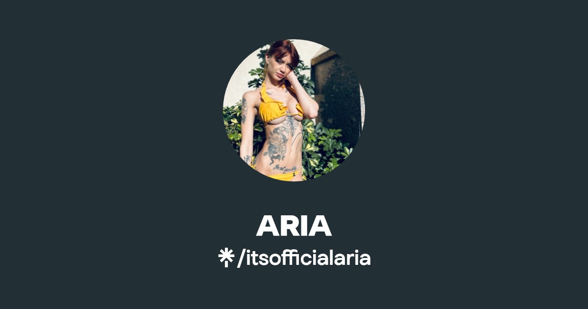 ARIA - Find ARIA Onlyfans - Linktree