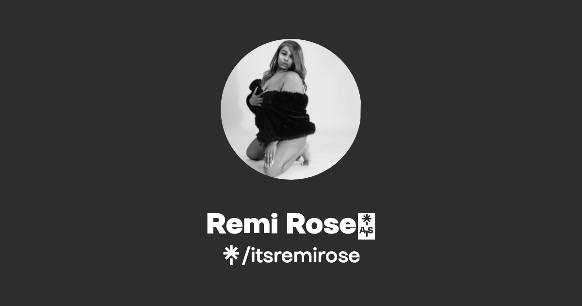 Remi Rose🥀 - Find Remi Rose🥀 Onlyfans - Linktree