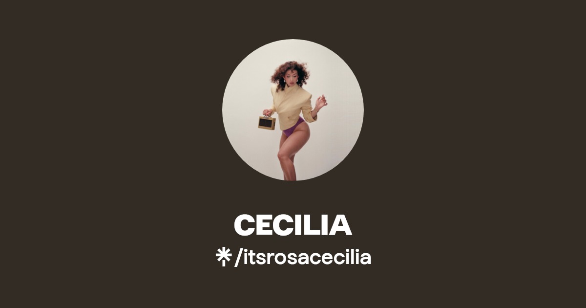 Rosa Cecilia Instagram, TikTok Linktree
