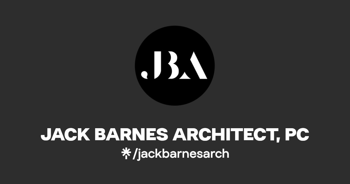 JACK BARNES ARCHITECT, PC Linktree