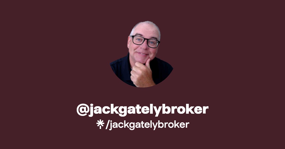 jackgatelybroker Instagram, TikTok Linktree
