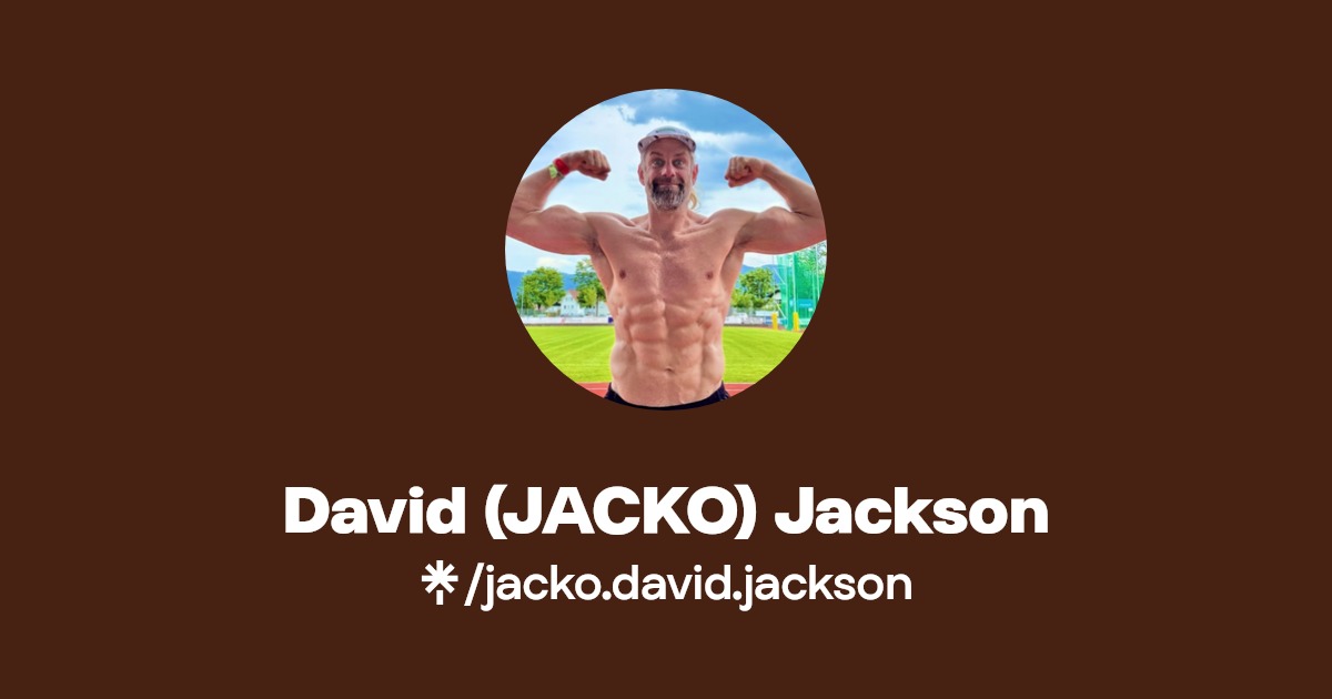 David (JACKO) Jackson Instagram Linktree