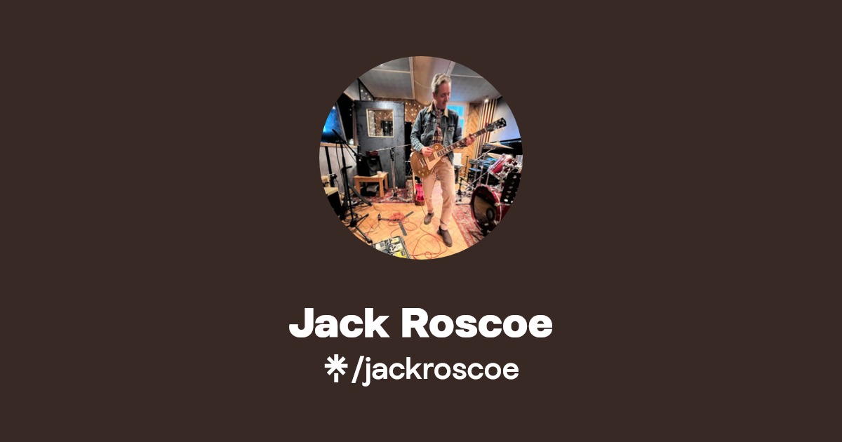 Jack Roscoe Instagram, Facebook, TikTok Linktree