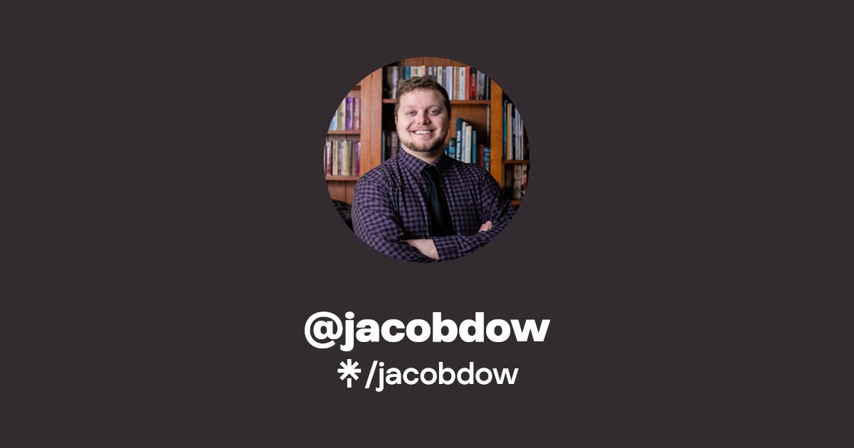 jacobdow Instagram, Facebook Linktree