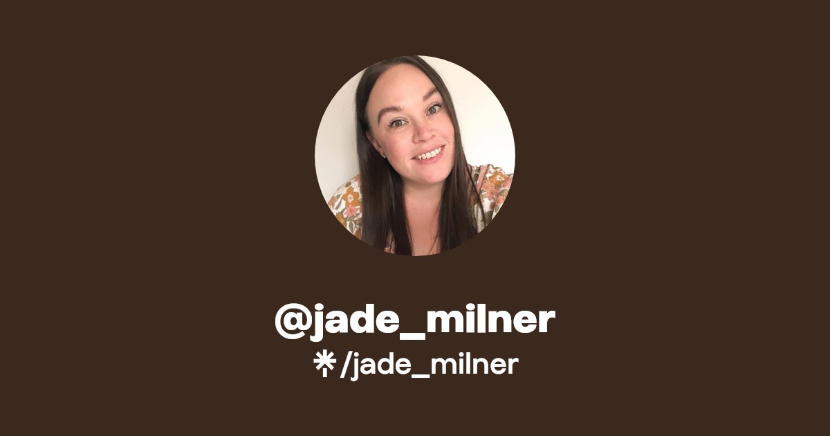 jade_milner Instagram, TikTok Linktree