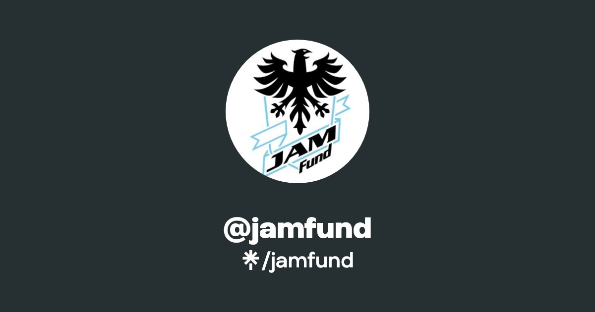 jamfund's link in bio Instagram and socials Linktree
