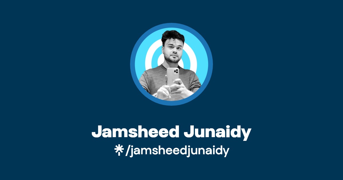 Jamsheed Junaidy Instagram, Facebook Linktree