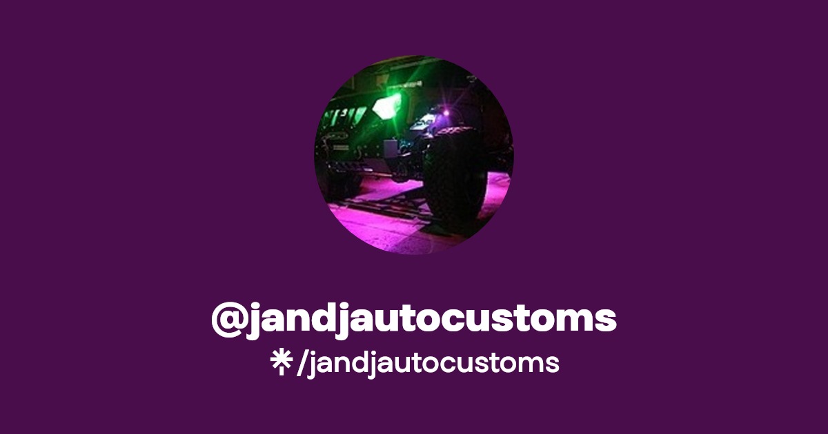 jandjautocustoms Instagram Linktree