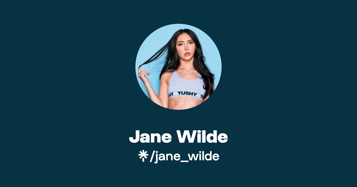 Jane Wilde - Find Jane Wilde Onlyfans - Linktree