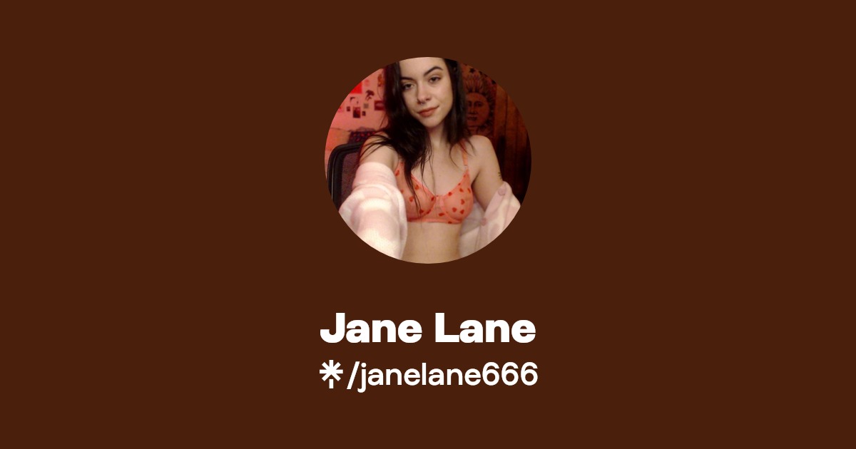 Jane Lane - Find Jane Lane Onlyfans - Linktree