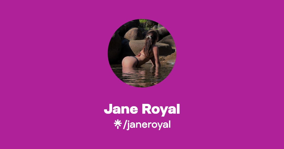 janeroyal - Find @janeroyal Onlyfans - Linktree