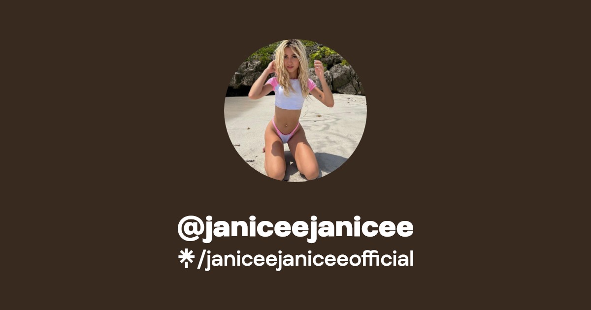 @janiceejanicee - Find @janiceejanicee Onlyfans - Linktree