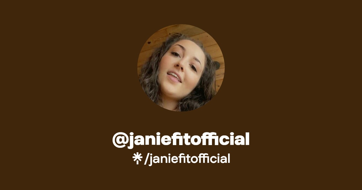 janiefitofficial - Find @janiefitofficial Onlyfans - Linktree