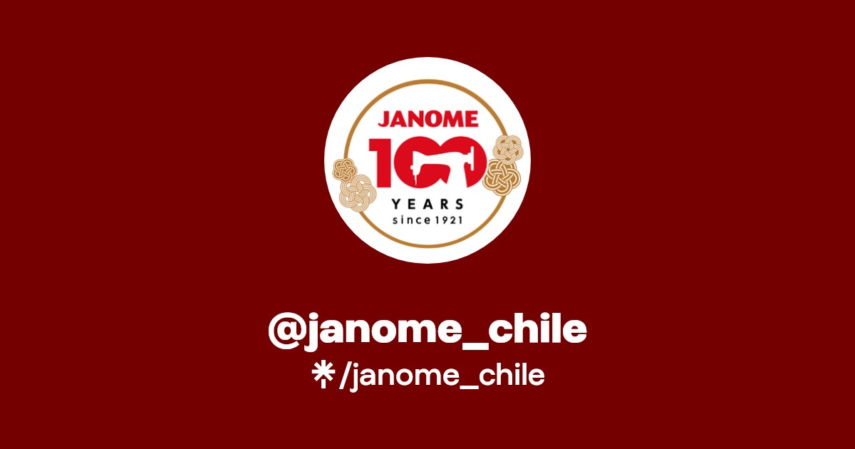 janome_chile Instagram, Facebook, TikTok Linktree