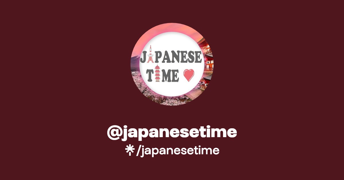 japanesetime Linktree