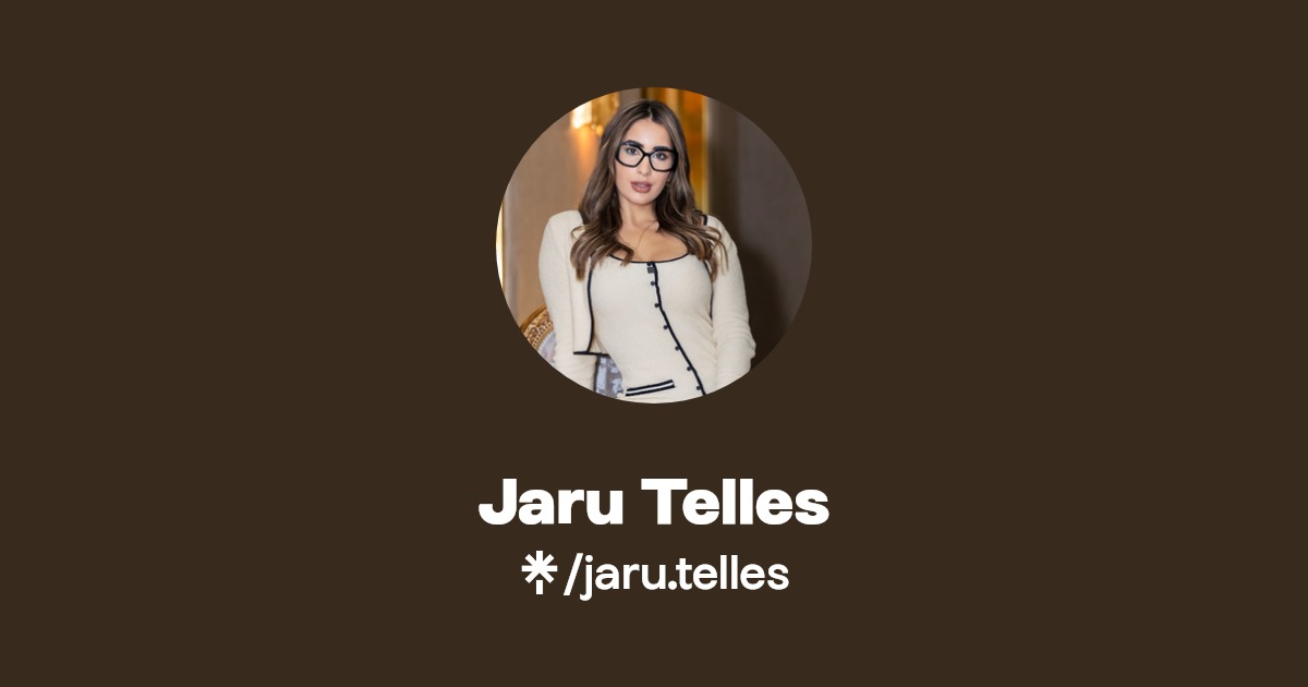 Jaru Telles | Instagram, Facebook, TikTok | Linktree