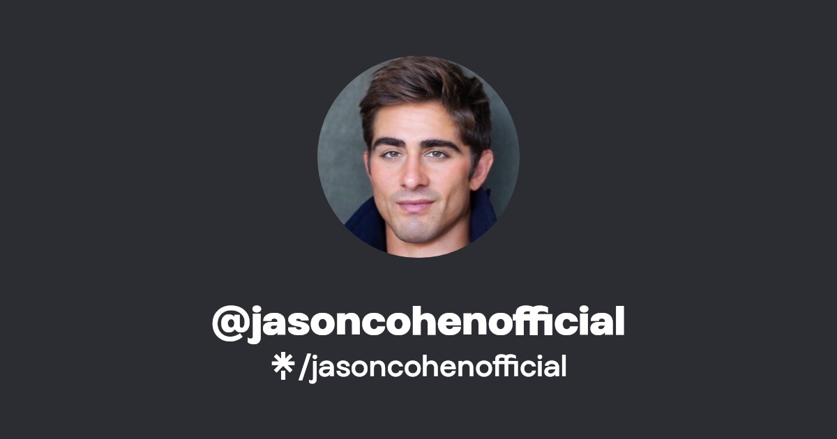 jasoncohenofficial - Find @jasoncohenofficial Onlyfans - Linktree