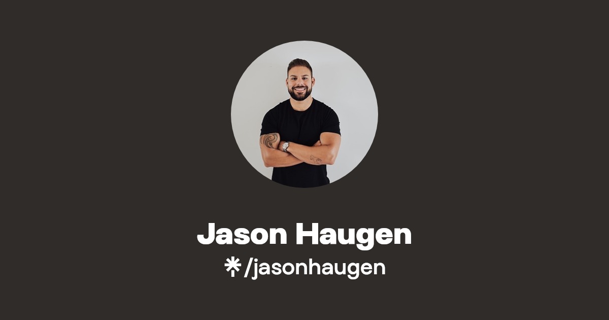 Jason Haugen Instagram, TikTok Linktree