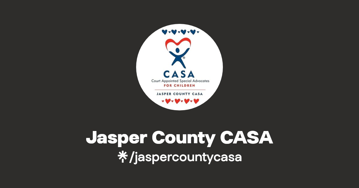 Jasper County CASA Instagram, Facebook Linktree