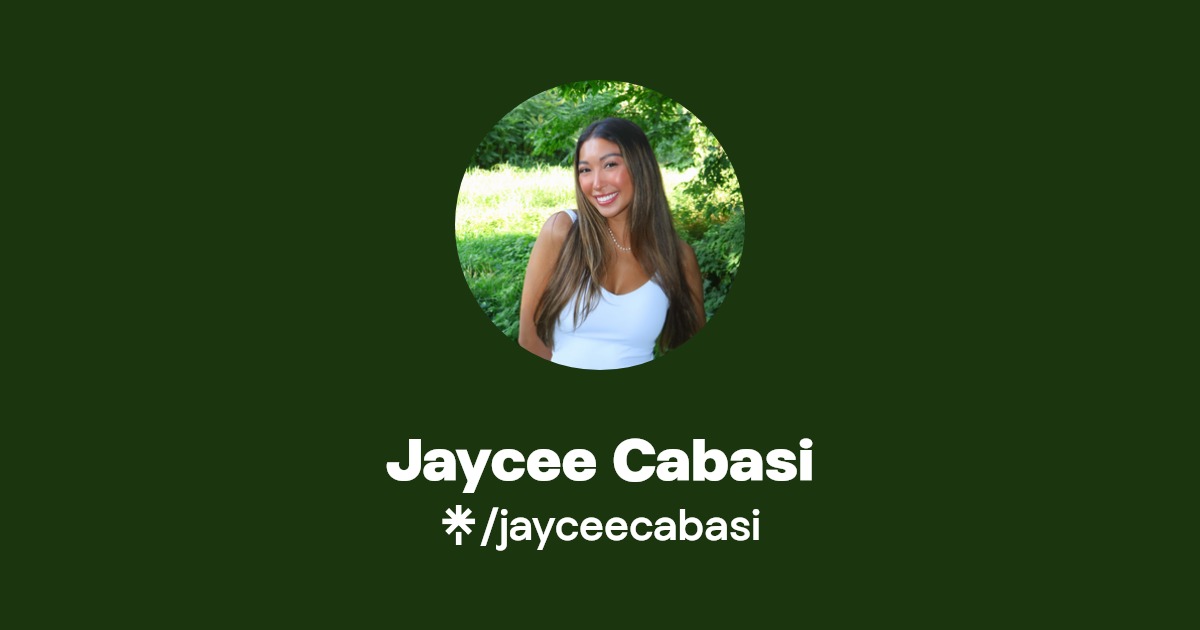 Jaycee Cabasi Instagram, TikTok Linktree