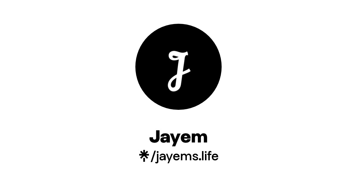 Jayem | Instagram, TikTok | Linktree