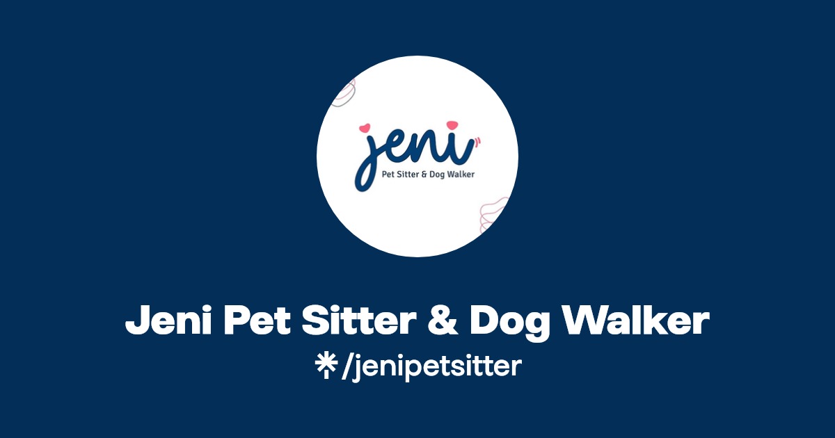 Jeni Pet Sitter & Dog Walker Instagram Linktree