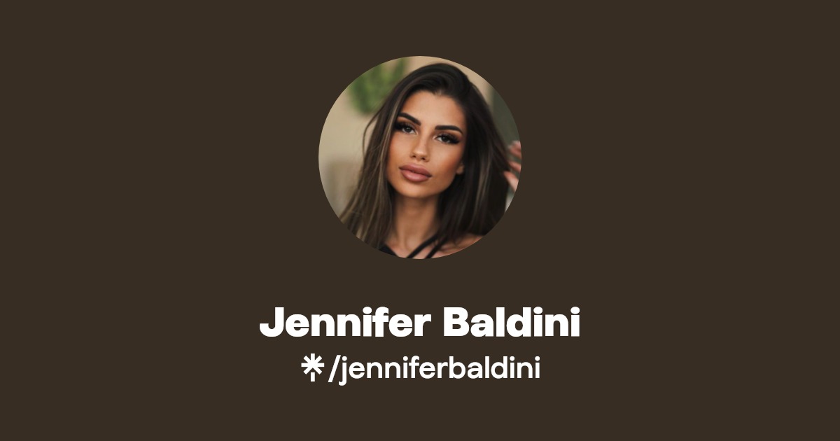 Jennifer Baldini - Find Jennifer Baldini Onlyfans - Linktree