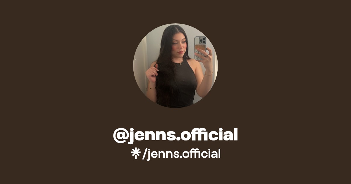 jenns.official | Instagram, TikTok | Linktree