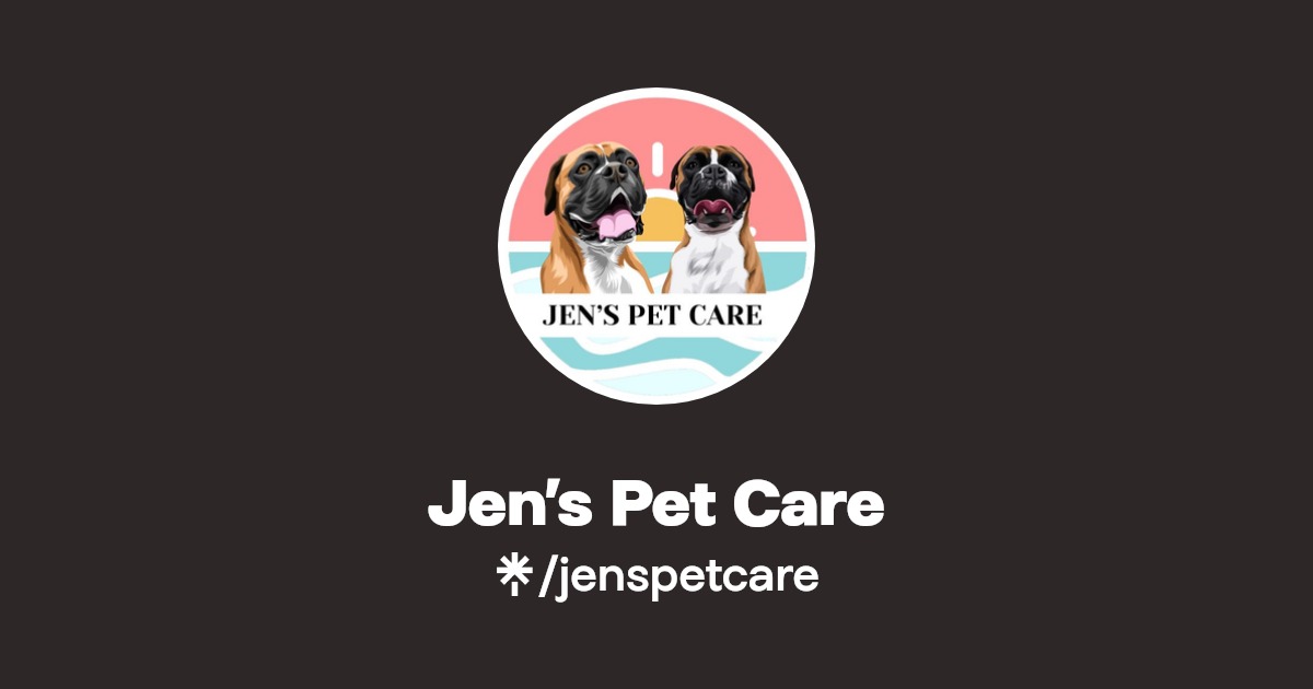 Jen’s Pet Care Instagram, Facebook Linktree