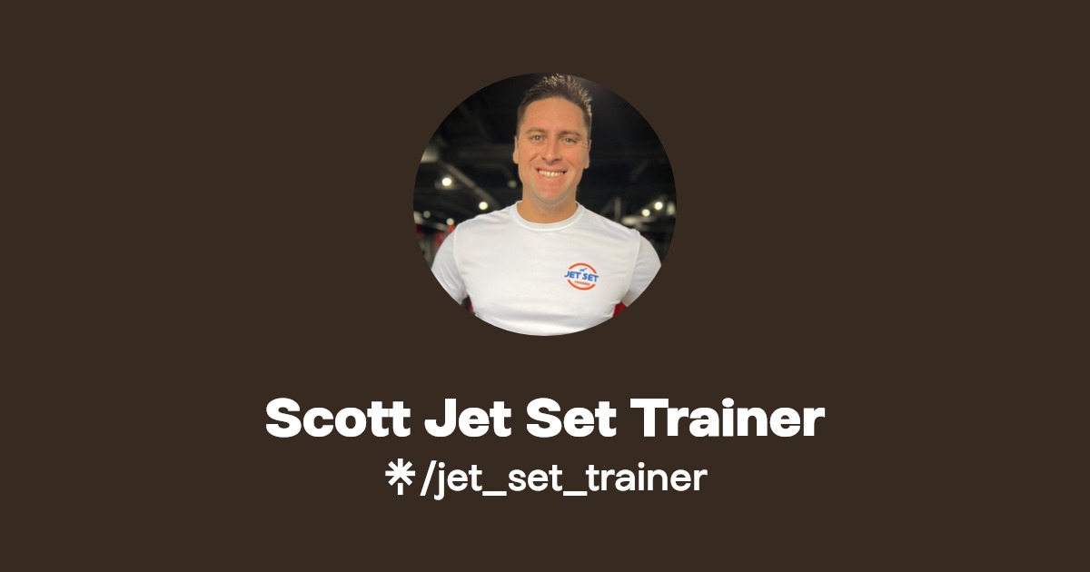 Scott Jet Set Trainer | Instagram, Facebook, TikTok | Linktree