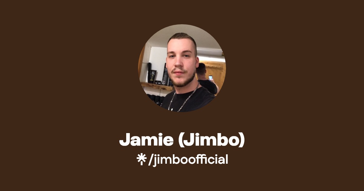 Jamie (Jimbo) Instagram, TikTok Linktree