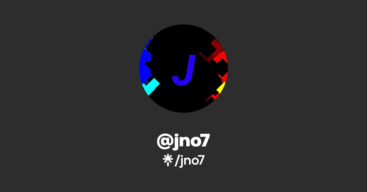 jno7 Twitter, Instagram Linktree