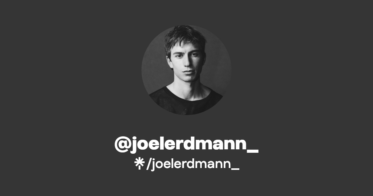 joelerdmann_ - Find @joelerdmann_ Onlyfans - Linktree