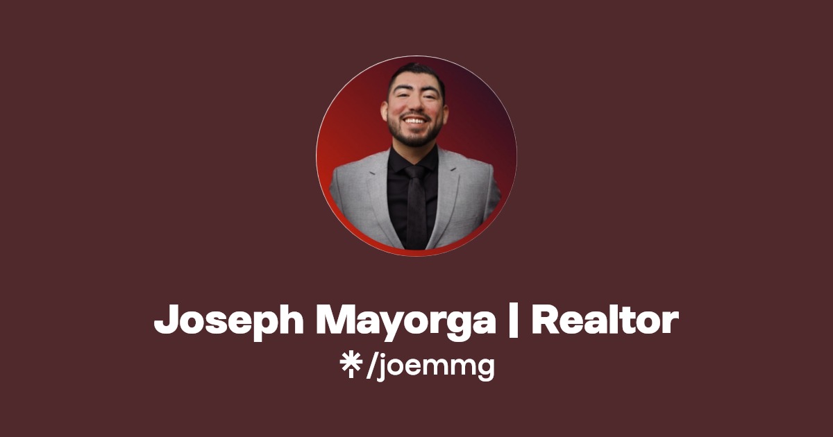 Joseph Realtor Instagram, TikTok Linktree