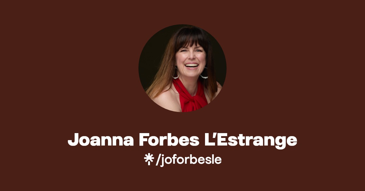 Joanna Forbes L’Estrange Instagram Linktree