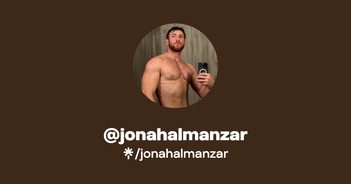 jonahalmanzar - Find @jonahalmanzar Onlyfans - Linktree