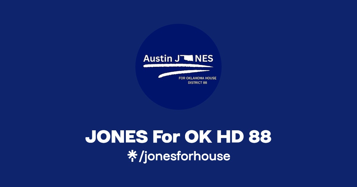 JONES For OK HD 88 Twitter Linktree