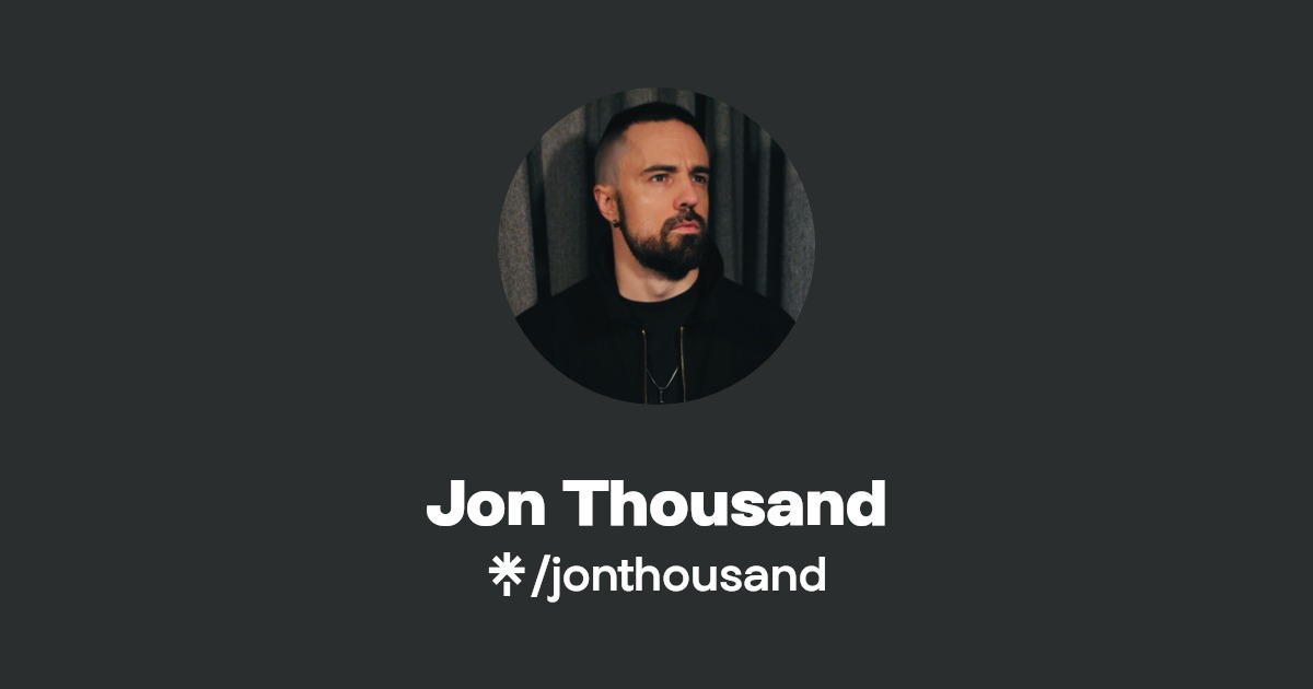 Jon Thousand Find Jon Thousand Onlyfans Linktree