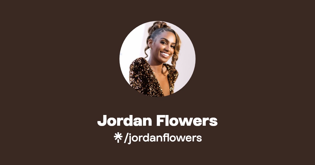 Jordan Flowers Listen on Spotify Linktree